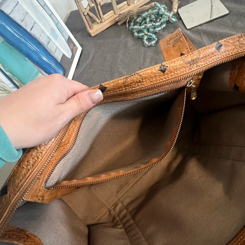MCM Cognac Tote Bag - Picture 8 of 12
